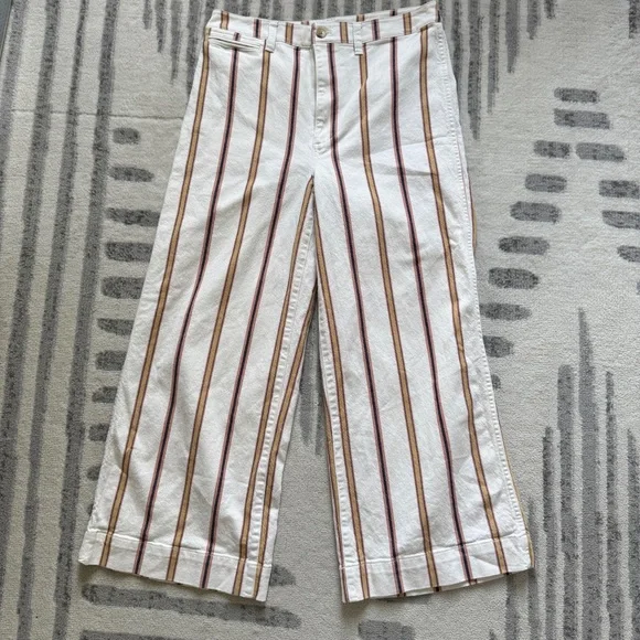 Cropped Striped Madewell Jeans - Picture 4 of 8